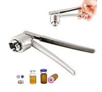 20mm Vial Crimper for Flip Off Caps, Stainless Steel Handheld Capping Tool for Medical Bottles, Antibiotics Crimping Machine, Durable Bottle Cap Sealer