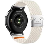 20mm Watch Band Compatible with Garmin Vivoactive 5/6/3, Adjustable Parachute Buckle Stretchy Nylon Strap for Forerunner 165/55/245/645 Music Women Men