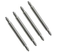 20mm Watch Spring Bar Pins | 1.8mm Diameter | Stainless Steel | 20 mm | 4 Pack | Watch & Strap Repair | Replacement Springbar Set | Ideal for Leather Silicone Rubber Watch Bands & Bracelets