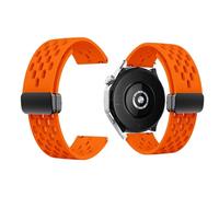 20mm Watch Strap - 20mm Watch Strap, Silicone Watch Strap with Quick Release | Rubber Watch Strap with Magnetic Folding Buckle, Watch Bracelet for Men and Women, Orange1, Consulte la descripción, See