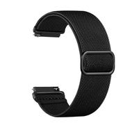 20mm Watch Strap Compatible with Samsung Garmin - Nylon Straps for Galaxy Watch 7 Strap 6 5 4 40mm 44mm - Sport Band for Garmin Vivoactive 5 3 Samsung 6 4 Classic FE Active 2 for Men Women, Black
