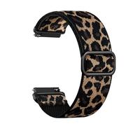 20mm Watch Strap Compatible with Samsung Garmin - Nylon Straps for Galaxy Watch 7 Strap 6 5 4 40mm 44mm - Sport Band for Garmin Vivoactive 5 3 Samsung 6 4 Classic FE Active 2 for Men Women, Leopard