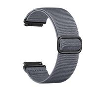 20mm Watch Strap Compatible with Samsung Garmin - Nylon Straps for Galaxy Watch 7 Strap 6 5 4 40mm 44mm - Sport Band for Garmin Vivoactive 5 3 Samsung 6 4 Classic FE Active 2 for Men Women, Grey