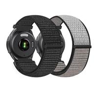 20mm Watch Straps Compatible with Garmin Forerunner 55/570 42mm/158/165/645/245 Music/Garmin Vivoactive 6/Vivoactive 5/3/Garmin Venu/Venu Sq 2 Men Women, Sport Nylon Band for Amazfit Active 2/Active