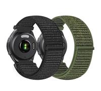 20mm Watch Straps Compatible with Garmin Forerunner 55/570 42mm/158/165/645/245 Music/Garmin Vivoactive 6/Vivoactive 5/3/Garmin Venu/Venu Sq 2 Men Women, Sport Nylon Band for Amazfit Active 2/Active