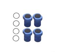 20mm Woodworking Stop Block Set, 4 PCS Aluminum Alloy Low-Profile Dogs with Non-Slip for Secure Workpiece Holding in Milling, Cutting, Sanding and Grinding Operations on