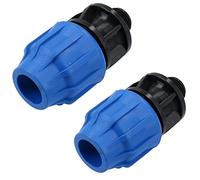 20mm x 1/2" MDPE Male Adapter Compression Coupling Fitting Water Pipe 2PK