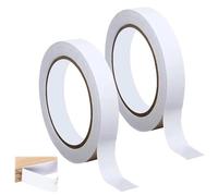 20mm X 10m Edge Banding,2 Rolls Edging Strip Tape,White Self-Adhesive Furniture Edge Strip,Multipurpose No Ironing PVC Tape,Kitchen Worktop Edging Strips for Cabinet Repair Furniture Restoration DIY