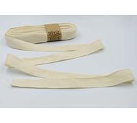 20mm x 10m: Trimz Natural Cotton Herringbone Tape 20mm x 10m | Versatile Craft Tape | Sewing, Decoration, Creative Projects