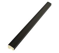20mm x 15mm Chamfered Bead uPVC Architrave Trim (2.5m) - Black Ash