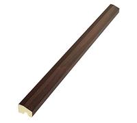20mm x 15mm Chamfered Bead uPVC Plastic Window Door Finishing Trim (2.5m) - Rosewood