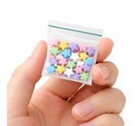 20mm x 20mm - Pack of 100 Grip Seal Bags, Clear Resealable Storage Bags, Polythene Packaging for Food Storage, Jewellery