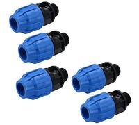20mm x 3/4" MDPE Male Adapter Compression Coupling Fitting Water Pipe 5PK