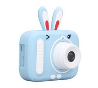 20MP Kids Camera, 1080P 2.0 Inch Color Display Timed Video Recording Playing Games Rich Effects Camera with AI Facial Recognition for Children Photography (Blue)