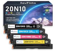 20N10 CS331 CX331 Toner Cartridge Set Replacement for Lexmark 20N10 (BCMY) | 20N10K0 20N10C0 20N10M0 20N10Y0 Toner Work with Lexmark CS331 CS431 CX331 CX431 CS331dw CS431dw CX331adwe CX431adw Printers