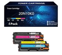 20N10K0 20N10C0 20N10M0 20N10Y0 Toner Cartridge with chip Replacement Compatible for Lexmark CS331DW CS431DW CX331ADWE CX431ADW Laser Printer All-in-One,4 Color- 4 Pack