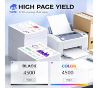 20N1HK0 20N1HC0 20N1HM0 20N1HY0 Toner Cartridge with chip High Yield Replacement Compatible for Lexmark Color CS331DW CS431DW CX331ADWE CX431ADW Laser Printer,BK-1 Pack