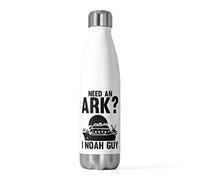 20oz Insulated Bottle Hilarious Noah ark Priesthood Enthrone Catholic Church Pun Humorous 20oz