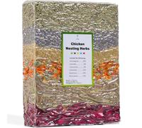 20oz Vacuum-Packed Chicken Nesting Box Herbs - Natural Blend of 6 Dried Nesting Herbs for Chicken Coop Freshness, Healthy Hens, Optimal Egg Production and Reduced Stress