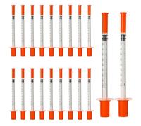 20Pack 1ml 31G 6mm Dispensing Tool, Measuring Tools Plastic Lab Accessories, Individually Packaging