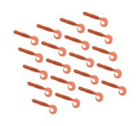 20pack Artificial Fishing Soft Lures Tackle High Elasticities Floating Lures for Multiple Techniques Saltwater Fishing Soft Baits Trailer