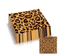 20Pack Brown Party Napkins Leopard Print Serviettes,33cm Disposable Animals Print Party Serviettes 2Ply,Cocktail Luncheon Tissue Paper for Birthday Animals Jungle Safari Theme Party Table Decorations