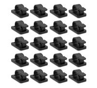 20Pack Cable Clips Adhesive Wire Holders Management Clamps Ideal For Home Office And Student Use Cable Clips