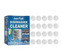 20Pack Dishwasher Cleaner Tablet Deep Cleaning Descaler Pods Formulated To Clean Dish Washer Machine Natural Remover For Limescale Hard Water Calcium