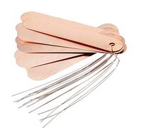 20Packs Copper Garden Tags Blank Garden Markers Reusable Hanging Tree Tag with Ties for Herbs, Plants, Flower, Greenhouse, Trees (120 * 20mm/4.7 * 0.78inch)