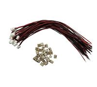 20Pairs Micro JST GH 2Pin 1.25mm Male Female Connector, GH1.25 Terminal Connector Wire Cable 15cm 28AWG