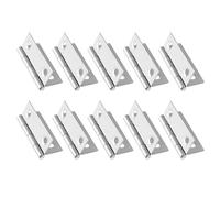20pc 1.5in Butt Hinge Stainless Steel Hinges Cabinet Mini Small Box Door