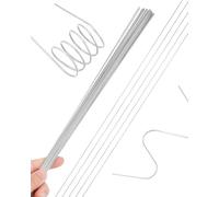 20PC 50CM Stainless Steel Spring Wire Assortment Kit - 0.2-1.5mm Durable Hard Wire for DIY Projects and Crafts(1.2mm)