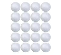 20pc 7cm White Styrofoam Polystyrene Balls For DIY Craft Modelling Making