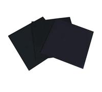 20PC Black PVC Board Thickness 0.2mm 0.3mm 0.4mm 0.5mm 0.8mm 1mm Plastic Plate 100x200mm 200x200mm(0.5x100x200mm)