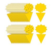 20pc fruit fly trap, fungal fly trap, yellow slime trap, and odorless, suitable for indoor and outdoor use, protecting plants