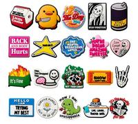 20PC Funny OG Charm Pins Bulk Set Cute Cool Novelty Meme Button Pins with Sarcastic Design for Backpacks Hat Vest Lanyard Bag Apron Purse Decorative Collectible Trading Accessories for Adult Men Women
