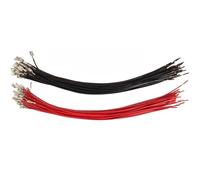 20PC Terminal Blocks and Battery Cable Connectors for Agricultural Sprayer, Red + Black Plastic Electrical Connectors, 25 cm, Compatible with Small and Large Gauge Wires