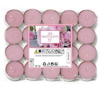 20Pck Rose Scented Tealight Candle Set