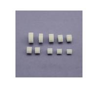 20Pcs 0.5M 0.5 Module Plastic Spindle Small Gear Bore 2MM 1.95MM 2A 8/9/10/11/12/13/14/15/16/18/20 Teeth Spur Reduction Pinion(0.5M8T2A)