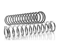 20pcs 0.6mm 0.6x8mm Stainless Steel Compression Spring Wire Diameter 0.6mm Outer Diameter 8mm Length 10-50mm (Size : 35mm)