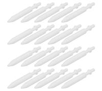 20pcs 0.7mm Nylon Replacement Nibs for Acrylic Paint Pens and Markers | White Tips Support Consistent Ink Flow, Suitable for Studio Drawing, Art Projects, Teachers and Office Staff