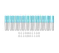 20Pcs 1.3ml Empty Lip Gloss Tube Space Saving Excellent Sealing Portable Mini Liquid Lipstick Container with Inner Plug