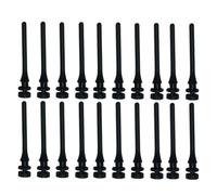 20Pcs 1.7x0.3inch Black PC Case Fan Soft Silicone Screws Anti Noise Reducing Vibration Fan CPU Rivet Mounting Pin