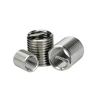 20pcs 10# - 24/35 1D~3D 304 Stainless Steel Wire Thread Insert Sleeve Bushing Screw Coil Repair Nut Industrial Fasteners(10# 24,1.5D)