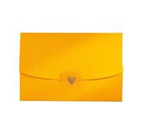 20Pcs 10.5 * 7CM Bronzing Envelopes Iridescent Paper Love Letter Invitation Envelope for Invitation(Yellow)