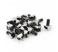 20pcs 100K Variable Resistors OHM 3 Terminal Linear Taper Rotary Potentiometers Potentiometer B100K AMNzOgOdL