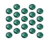 20pcs 10mm Malachite Stone round Cabochons Flat Back