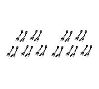 20Pcs(10Pair) POE Splitter POE Switch POE Cable Adapter Tape Screened 5V 12V 24V 48V Power Supply Cable 5.5X2.1mm