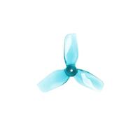 20pcs 10pairs 31mmx3 1.22inch Tri Propeller Prop Compatible With Drone Models Air65 Freestyle Alpha A65 Frame FPV Drone Part Aftermarket Replacement(crystal blue)