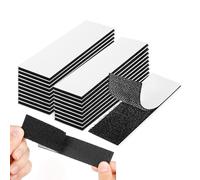 20PCS 10Pairs Hook and Loop Strip Tape, 10 * 2CM No Drilling Reusable Self Adhesive Tape for Walls, Doors, Tables Strong Hold No Residue Removable Sticky Strips for Home Office Organization